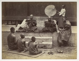 缅甸祭司（Poongees），摘自《缅甸风光