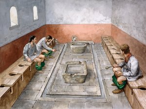 罗马公厕，2世纪，约1990-2010年