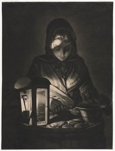 牡蛎女人，1769年。