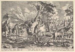 时间的胜利》，1574年。 作者 菲利普·加勒