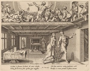 他们都被圣灵充满 作者 菲利普·加勒在 Maerten van Heemskerck 之后
