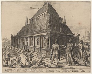 哈里卡纳苏斯的毛索拉斯之墓 作者 菲利普·加勒，仿照 Maerten van Heemskerck