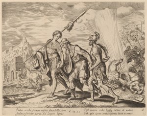 圣保罗皈依 作者 菲利普·加勒在 Maerten van Heemskerck 之后