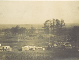 [望向Penge的场地]，1854年。 作者 菲利普·亨利·德拉莫特