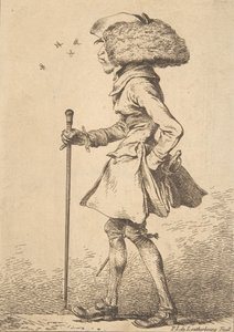 来自沃里克巷，1790年5月1日。, 1790年5月1日。 作者 菲利普·詹姆斯·德·路德堡