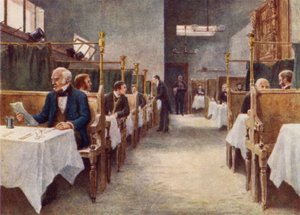 1886年，Fleet Street的Cock Tavern餐厅被毁 作者 菲利普·诺曼