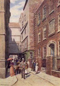 1890年从Great St Helens进入Bishopsgate 作者 菲利普·诺曼