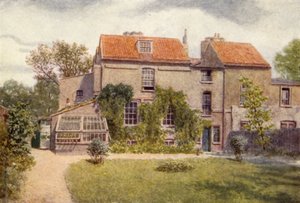 Sandford Manor House酒店位于后花园，1898年 作者 菲利普·诺曼
