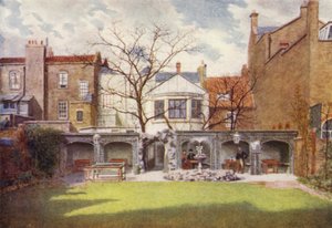 Six Bells Tavern和Bowling Green，切尔西，1900年 作者 菲利普·诺曼