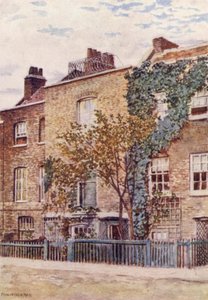 Turners House，Cheyne Walk，切尔西，1887年 作者 菲利普·诺曼