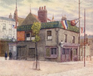 Vine Tavern，Mile End，东望，1887年 作者 菲利普·诺曼