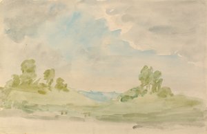 风景（水彩） 作者 菲利普·威尔逊·斯蒂尔