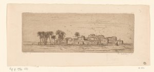 科姆阿赫达尔景观
Vue de Côm Al-Akhdar（原标题） 作者 菲利普·齐尔肯（艺术家签名）