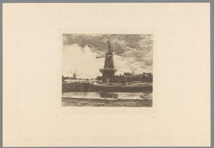 运河和磨坊景观
磨坊（原标题）
雅各布-马里斯十二幅风景画（系列名称）