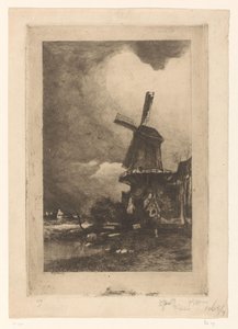 风景中的磨坊 Moulin à vent（原标题）