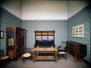 威廉-莫里斯室内作品，约 1860 年 作者 菲利普和莫里斯·威廉 (1833 96) 韦伯