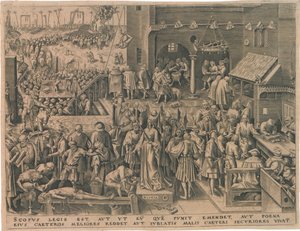 正义》（Justitia）出自《七项美德》，1559年。 作者 菲利普·加勒