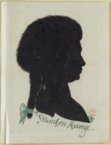 Stienchen Runge，789（印度墨水和wc在纸上） 作者 菲利普·奥托·朗格