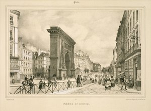 圣丹尼斯门（Porte St Denis 作者 Philippe (after) Benoist