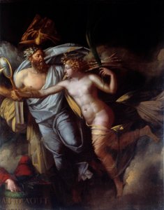 法国大革命：“8 月 10 日法国人民的胜利”” 8 月 10 日的寓言 作者 Philippe Auguste Hennequin