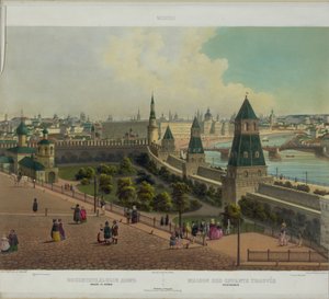 莫斯科孤儿院，莫斯科全景，分为10部分，摄于1848年