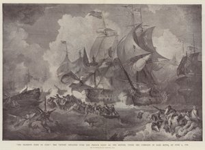 六月的辉煌，1794年6月1日英国在法国舰队的指挥下，在厄尔·豪的命令下获得了胜利