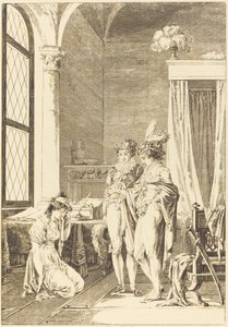 蒙娜丽莎：宽恕 作者 让·巴蒂斯特·马利特之后的菲利普·特里尔