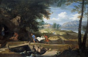圣玛丽忏悔的奇迹。 菲利普·德尚佩涅 (1602-1674) 的绘画 作者 菲利普·德·尚佩尼