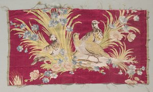 丝绸碎片，1779年前。 作者 菲利普·德·拉萨尔