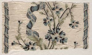 两幅刺绣，1723-1774年。 作者 菲利普·德·拉萨尔