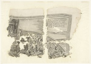 塞比斯场景版画的右上角
Tabula Cebetis Carta Vitae（物品上的标题） 作者 弗兰斯·弗洛里斯（一）