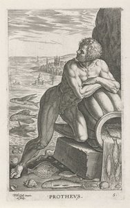 海神普罗塞斯
普罗泰夫斯
河神和海神（系列标题）
Semideorum Marinorum amnicorumque sigillariae imagines perelegantes（系列标题） 作者 飞利浦加勒