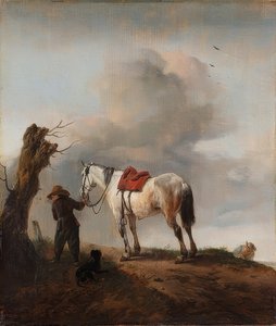 模具。约于1646年 作者 飞利浦Wouwerman