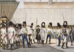 拿破仑战争后的新帝国皇家奥地利掷弹兵，1820年 作者 菲利普·冯·斯图本劳赫