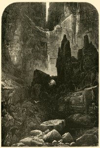 大峡谷的墙壁》，1874年。   作者 菲尼亚斯·F·安宁