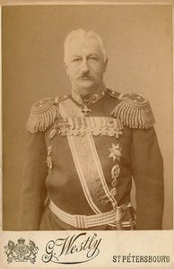 康斯坦丁-帕夫洛维奇-普列兹比亚诺将军1840-1905。 作者 摄影工作室 E. Westly and Co.
