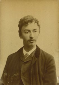 维尔海姆-汉默索伊的肖像，1864-1916年，1891年。 作者 摄影工作室 Müller and Co ..