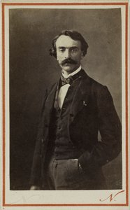 Jean-Léon Gérôme的肖像，1824-1904年，约1870年。
