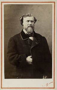 儒勒-拉克鲁瓦1809-1887年的肖像，约1865年。