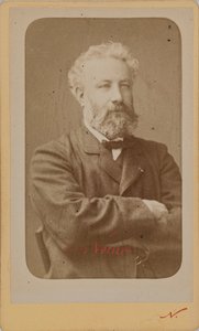 儒勒-凡尔纳的肖像，1828-1905，约1870年。