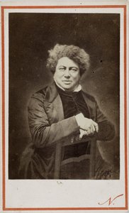 作者大仲马（Alexandre Dumas père）1802-1870，1870年。