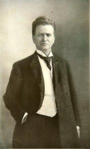 罗伯特-M-拉福莱特（1855-1925）（黑白照片）。 作者 美国摄影师