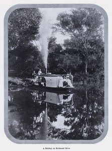 A Holiday on Richmond River (b/w photo) 作者 澳大利亚摄影师