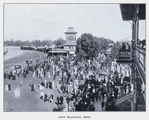 Ascot Racecourse, Perth (b/w photo) 作者 澳大利亚摄影师