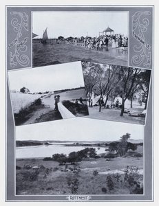 南海滩，弗里曼特尔，罗特纳斯特（b/w照片）。 作者 澳大利亚摄影师