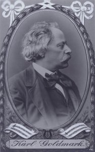 Karl Goldmark, Hungarian composer (b/w photo)