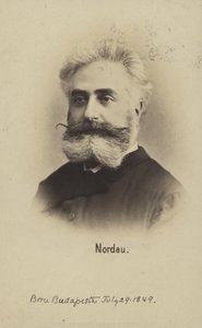 匈牙利犹太复国主义领袖和作家马克斯-诺尔道（1849-1923 年）（黑白照片）