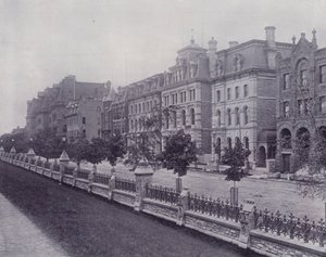 Canada: Wellington Street, Ottawa (b/w photo)