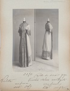 Album Page: House of Worth, Dinner Gown 作者 法国摄影师