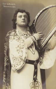 Carl Schroth, German opera singer as Tannhauser (b/w photo) 作者 德国摄影师